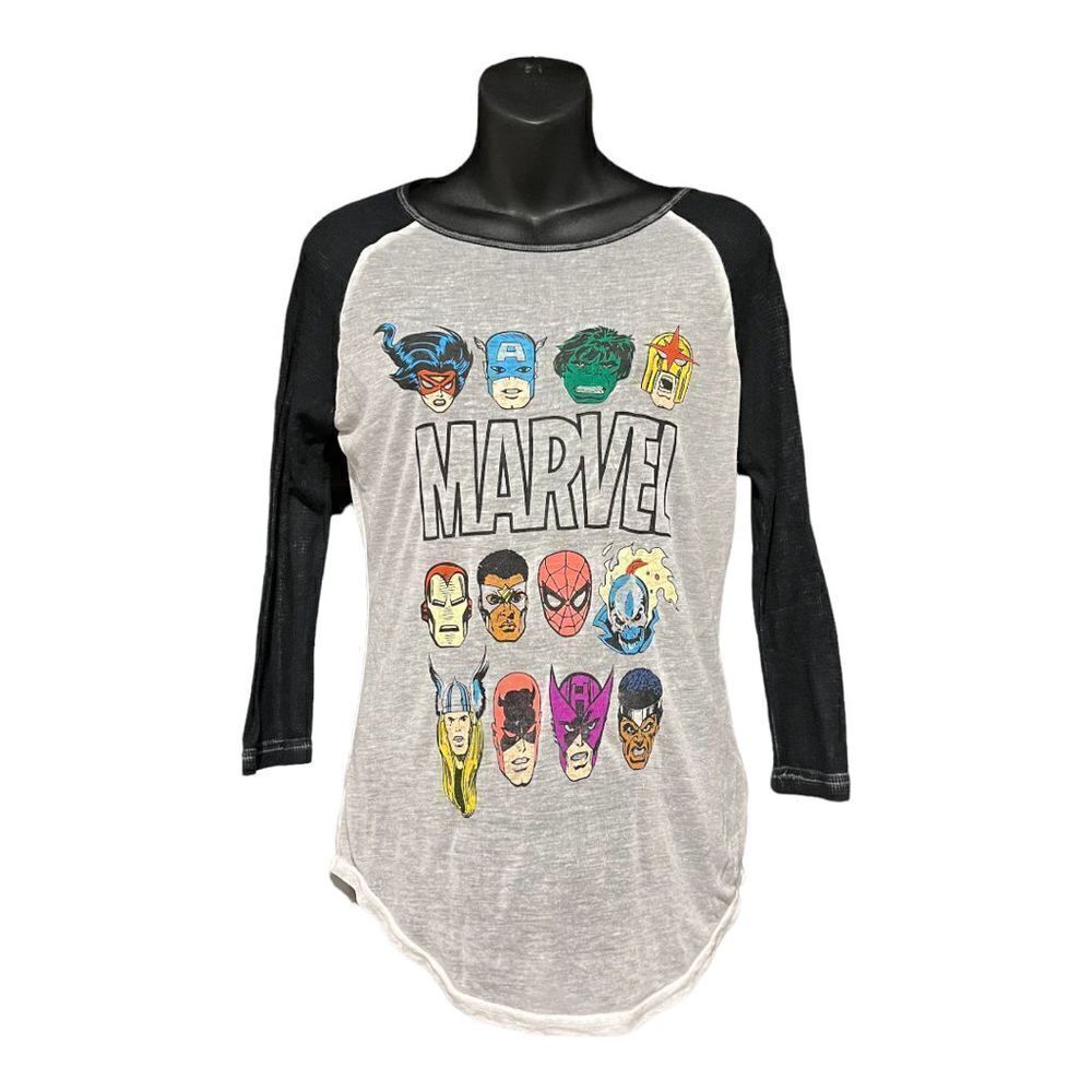 Marvel Comics Sheer Raglan Shirt Women’s XS